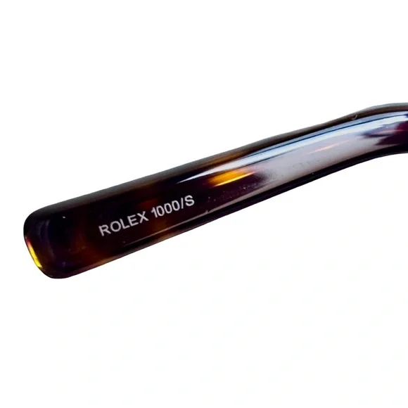 ROLEX Vintage Sunglasses- Style 1000S- Gold-plating- Original Case - Picture 6 of 9